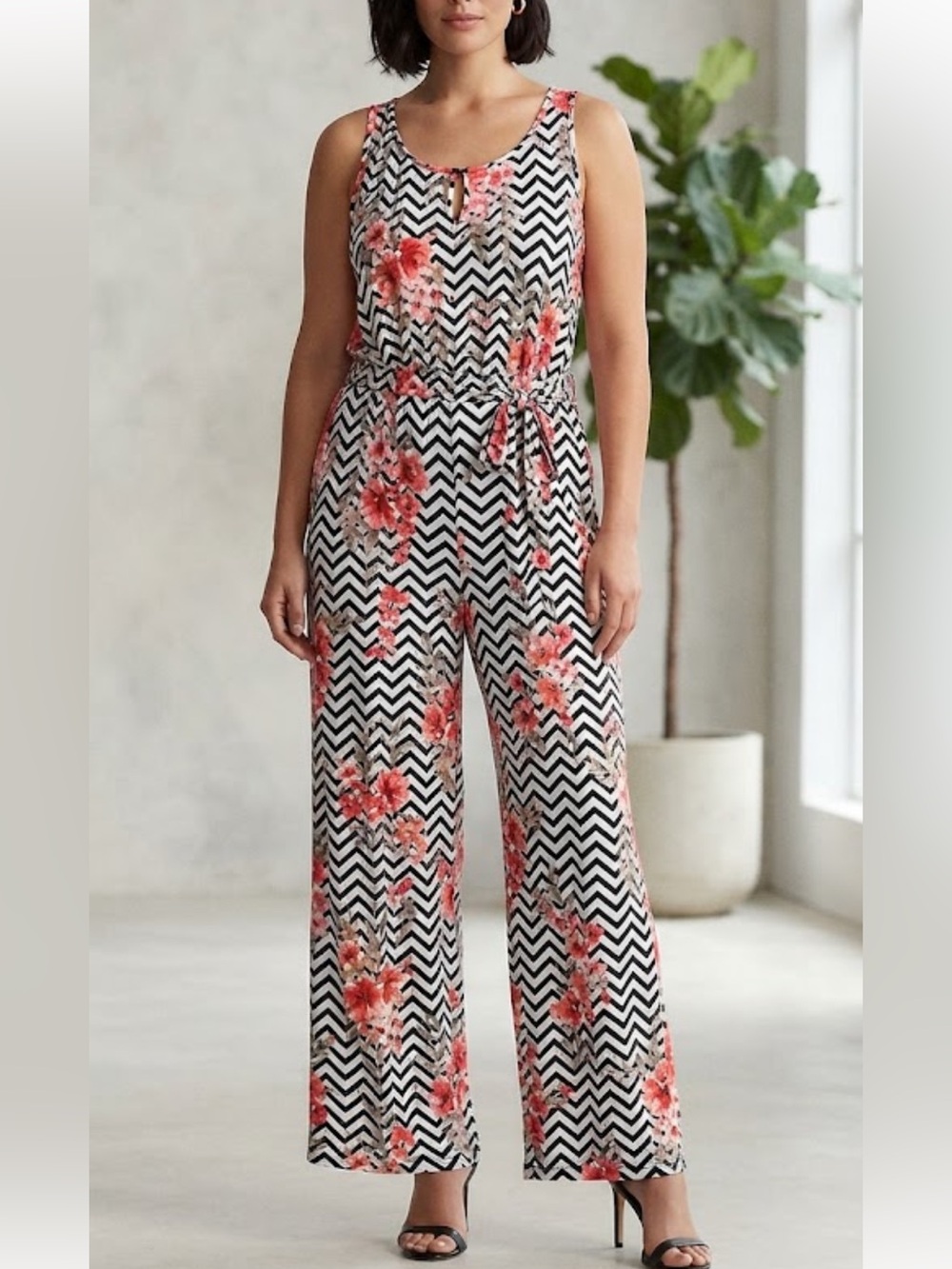 Tacera Jumpsuit with Belt